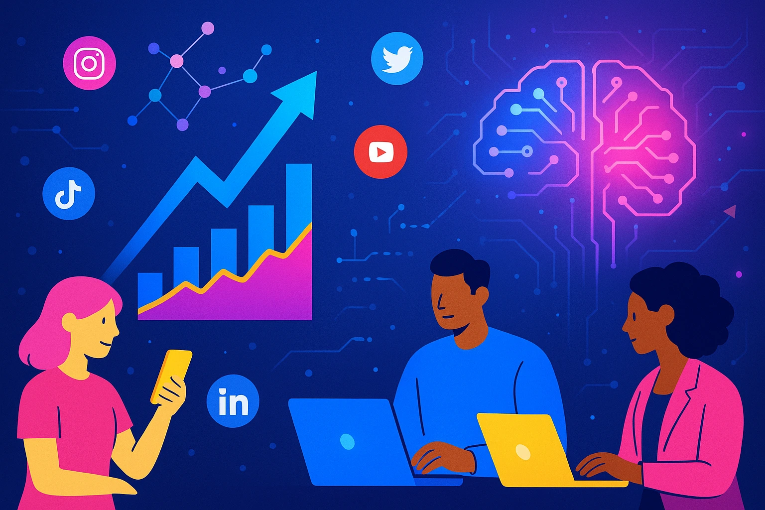 AI Powered Social Media Growth by SocialeBuzz